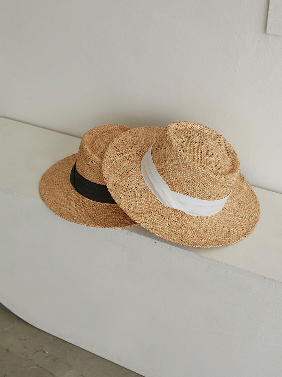 STRAW BOATER HAT | bow.a