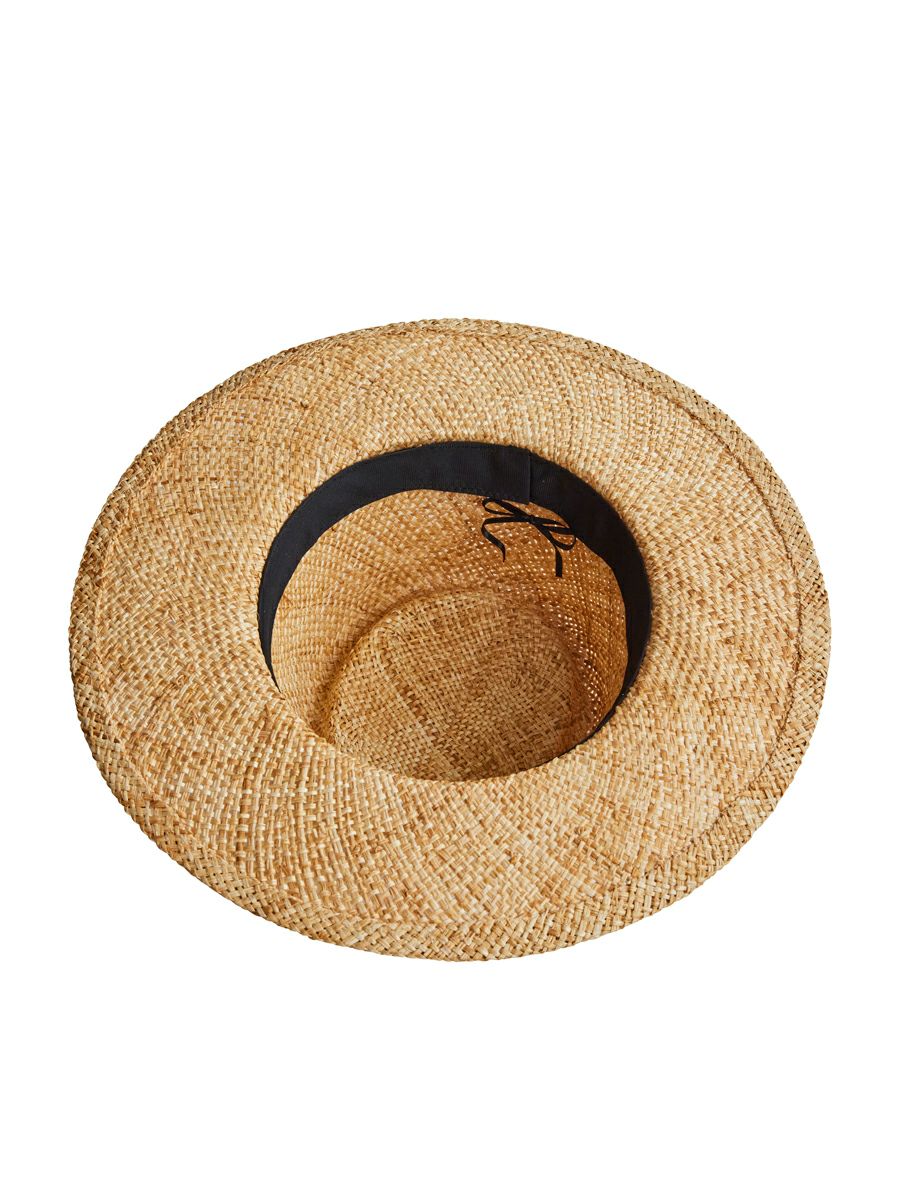 STRAW BOATER HAT | bow.a
