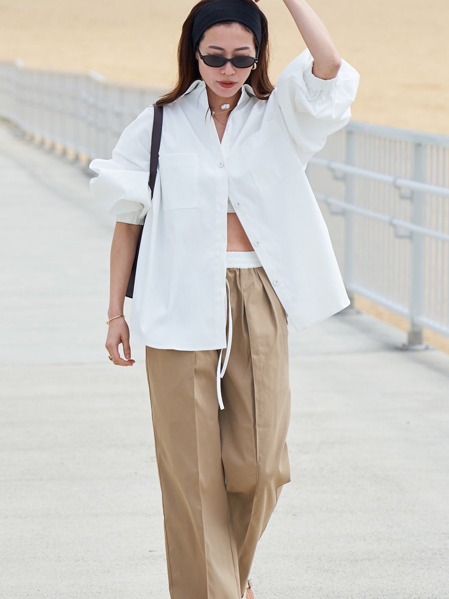 水際 WIDE PANTS | bow.a