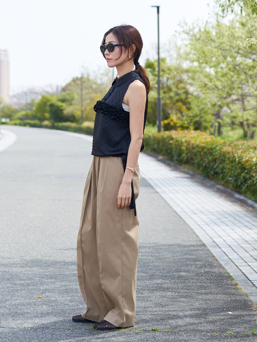 水際 WIDE PANTS | bow.a