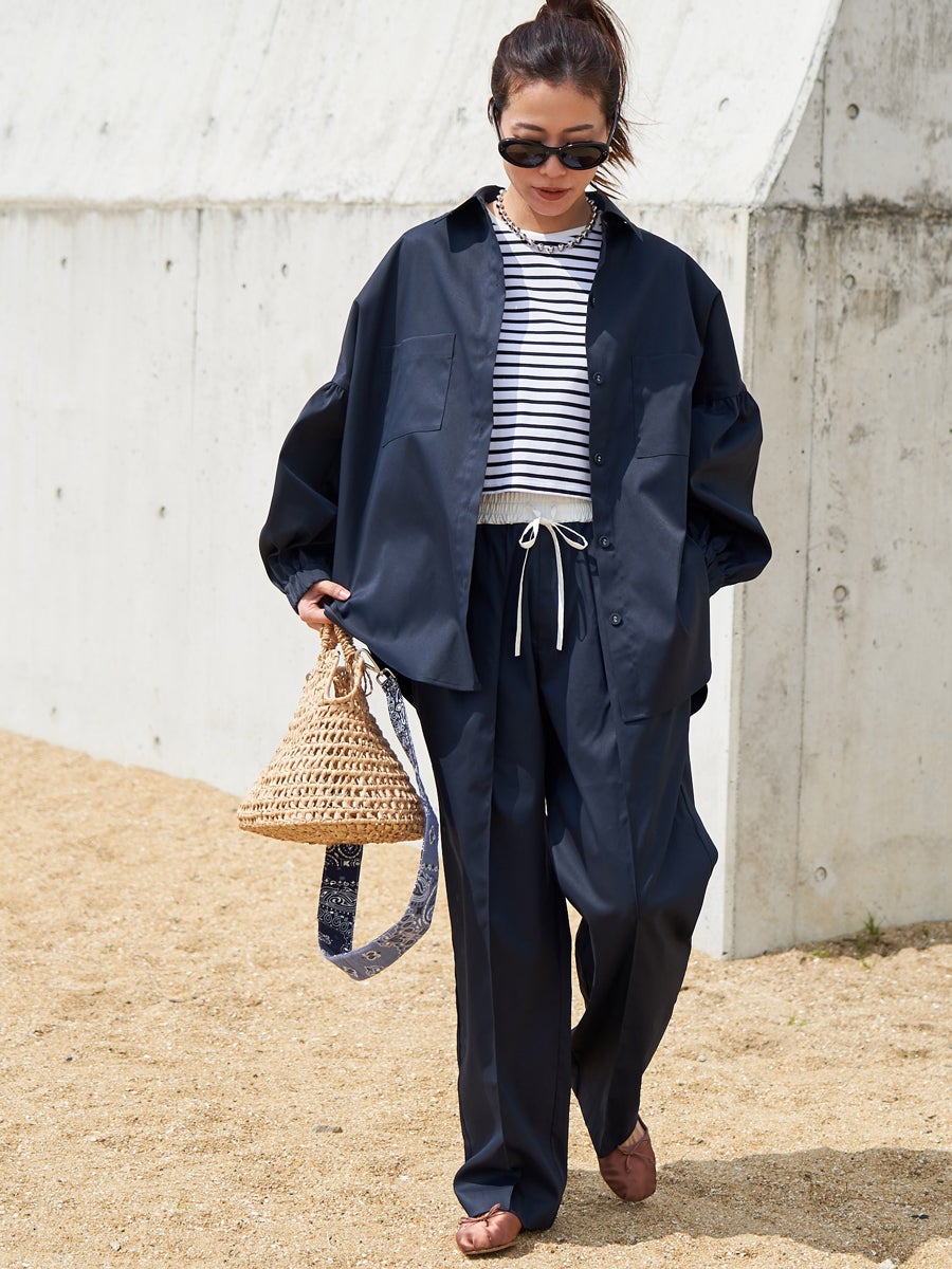 水際 WIDE PANTS | bow.a
