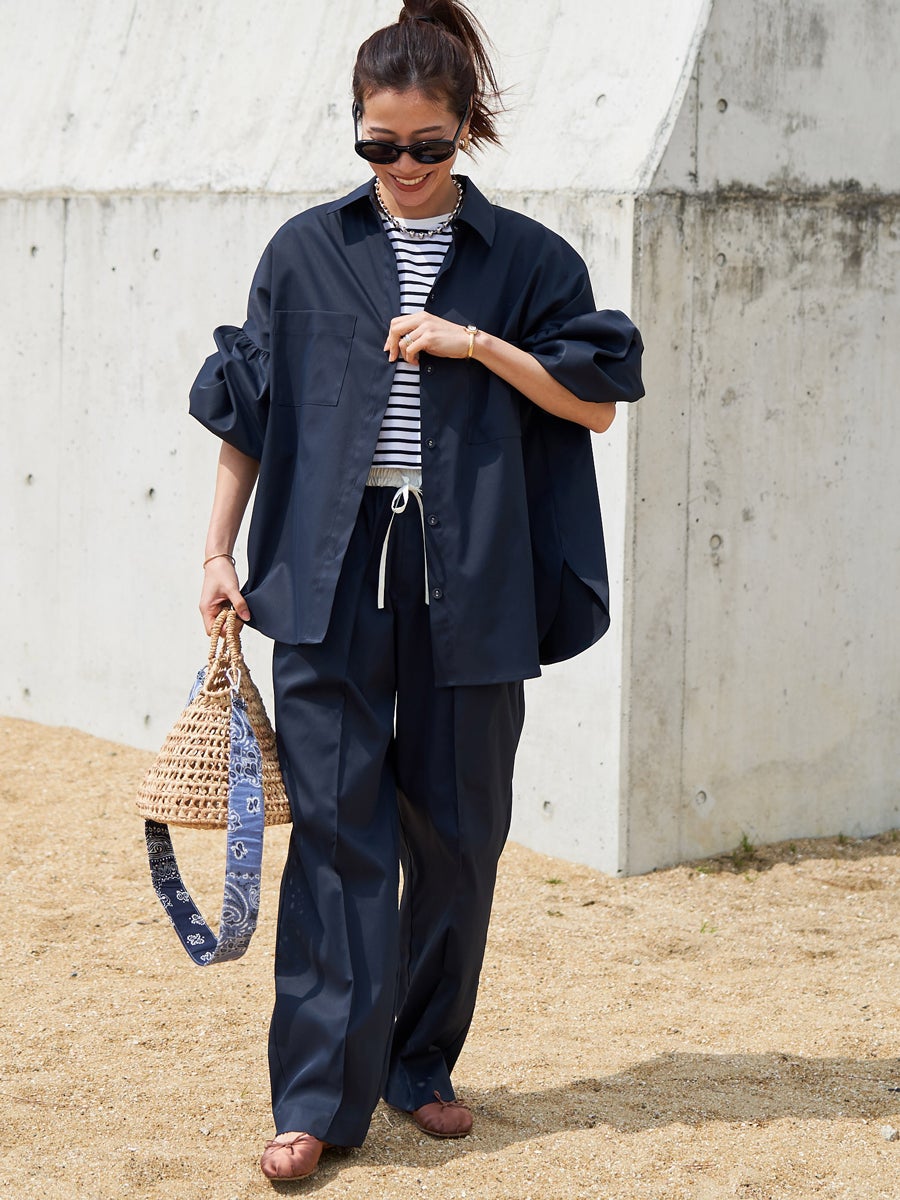 水際 WIDE PANTS | bow.a