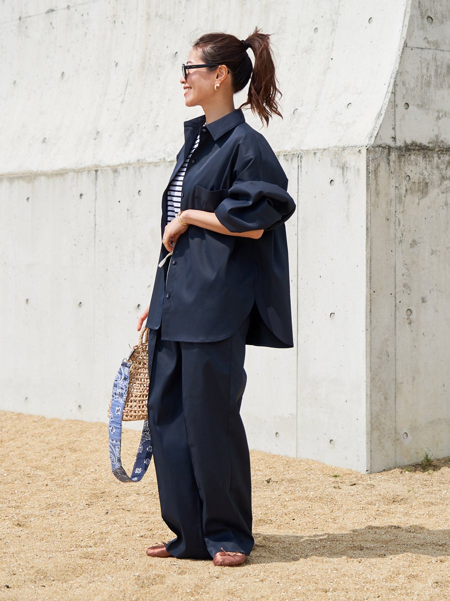 水際 WIDE PANTS | bow.a