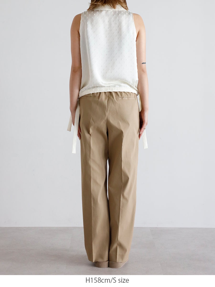 【美品】bow.a 水際wide pants ベージュ 水際 WIDE PANTS | bow.a