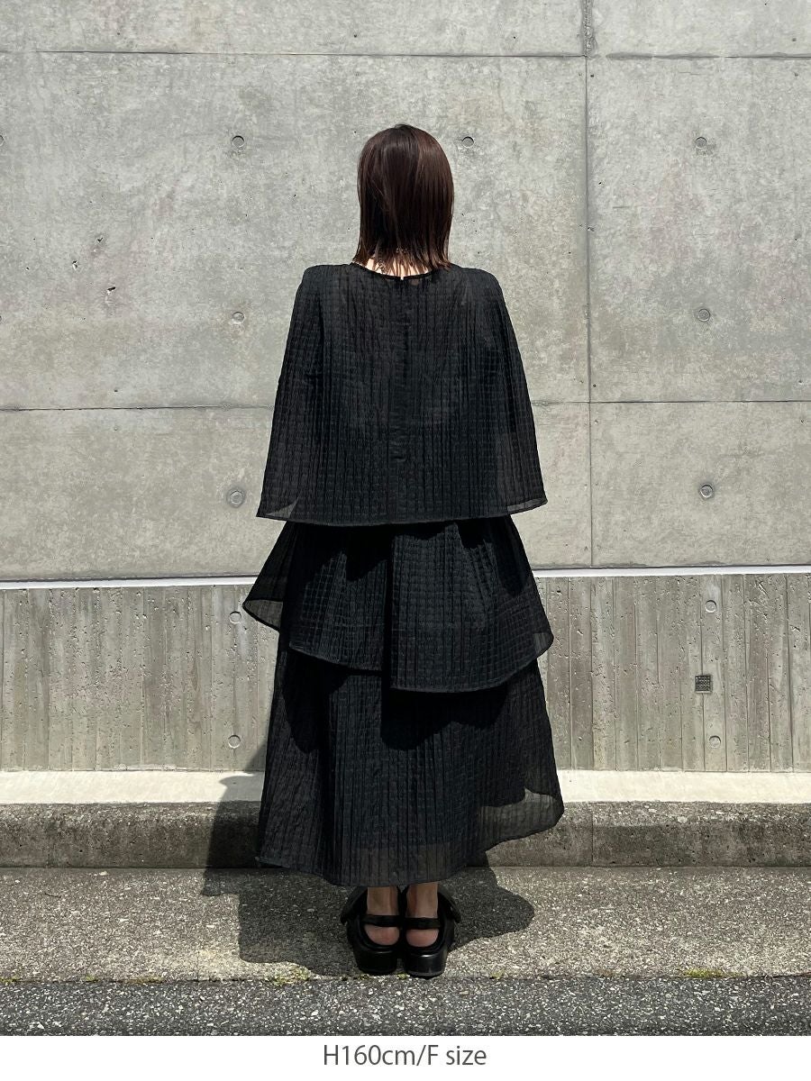 新品　bow.a SHEER JAQUARD SKIRT Sサイズ 40% off】SHEER JAQUARD TOPS | bow.a