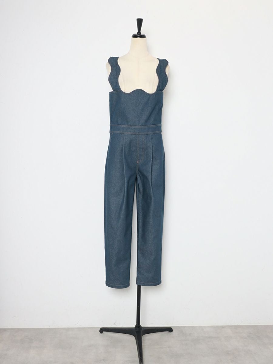 20% off】DENIM SALOPETTE | bow.a