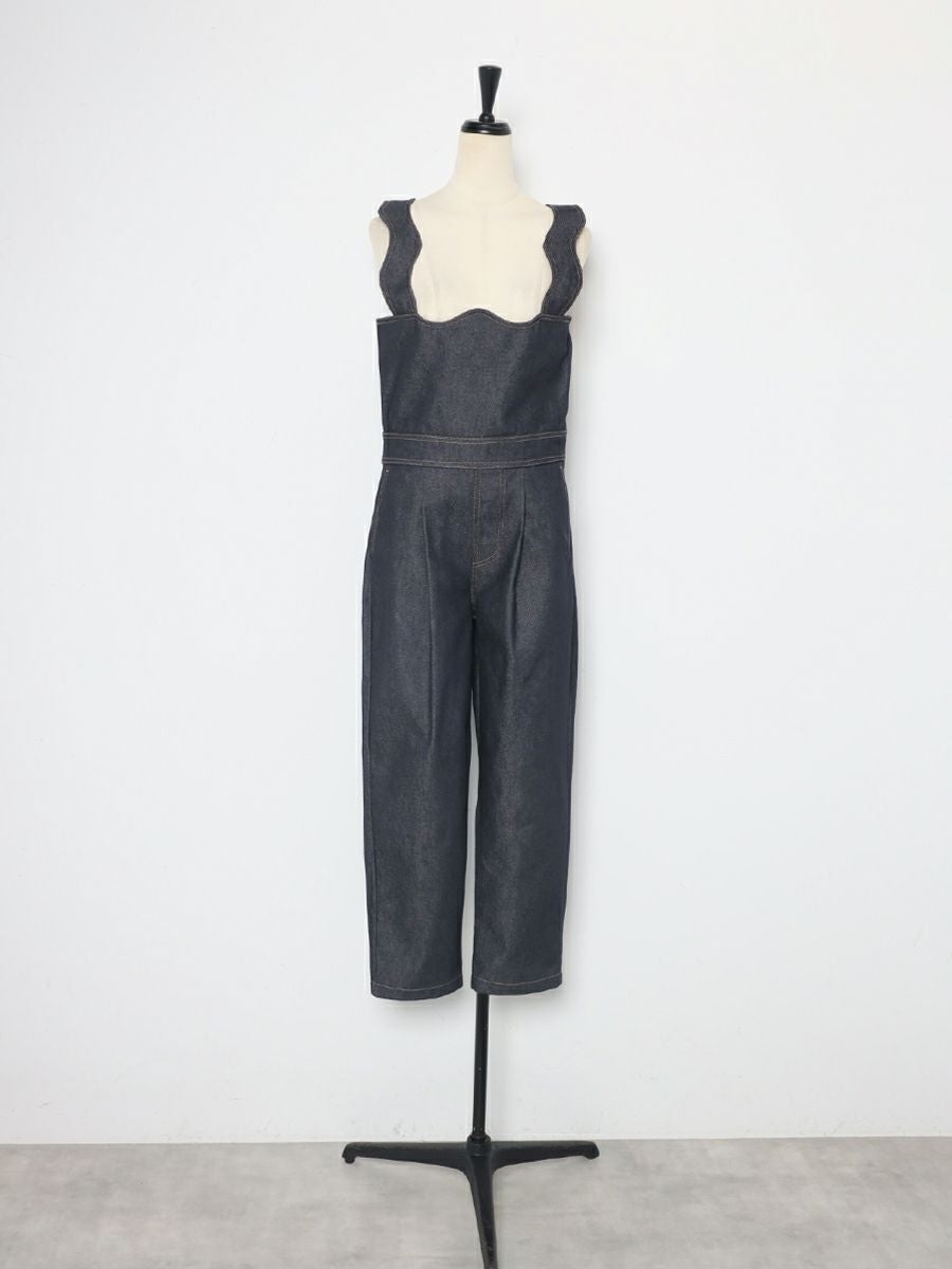20% off】DENIM SALOPETTE | bow.a 20% off】DENIM SALOPETTE | bow.a