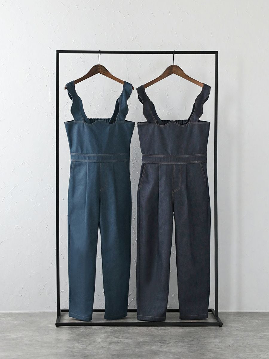 bow.a ボウエー デニムサロペット 20% off】DENIM SALOPETTE | bow.a