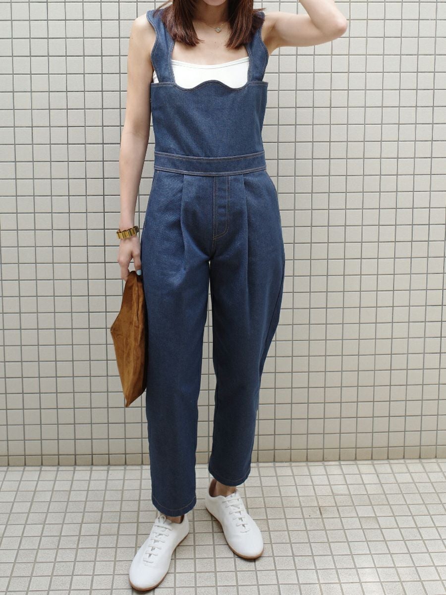 20% off】DENIM SALOPETTE | bow.a