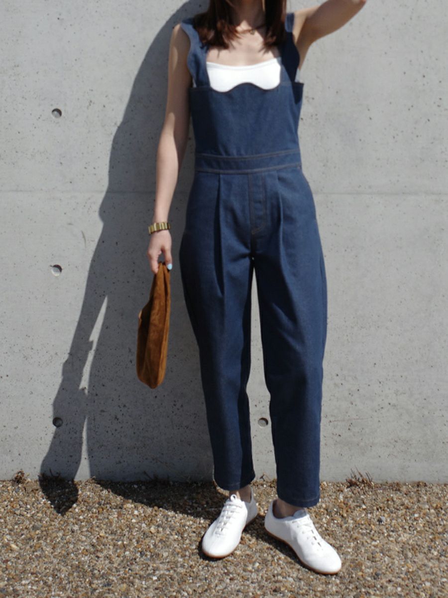 bow.a ボウエー デニムサロペット 20% off】DENIM SALOPETTE | bow.a