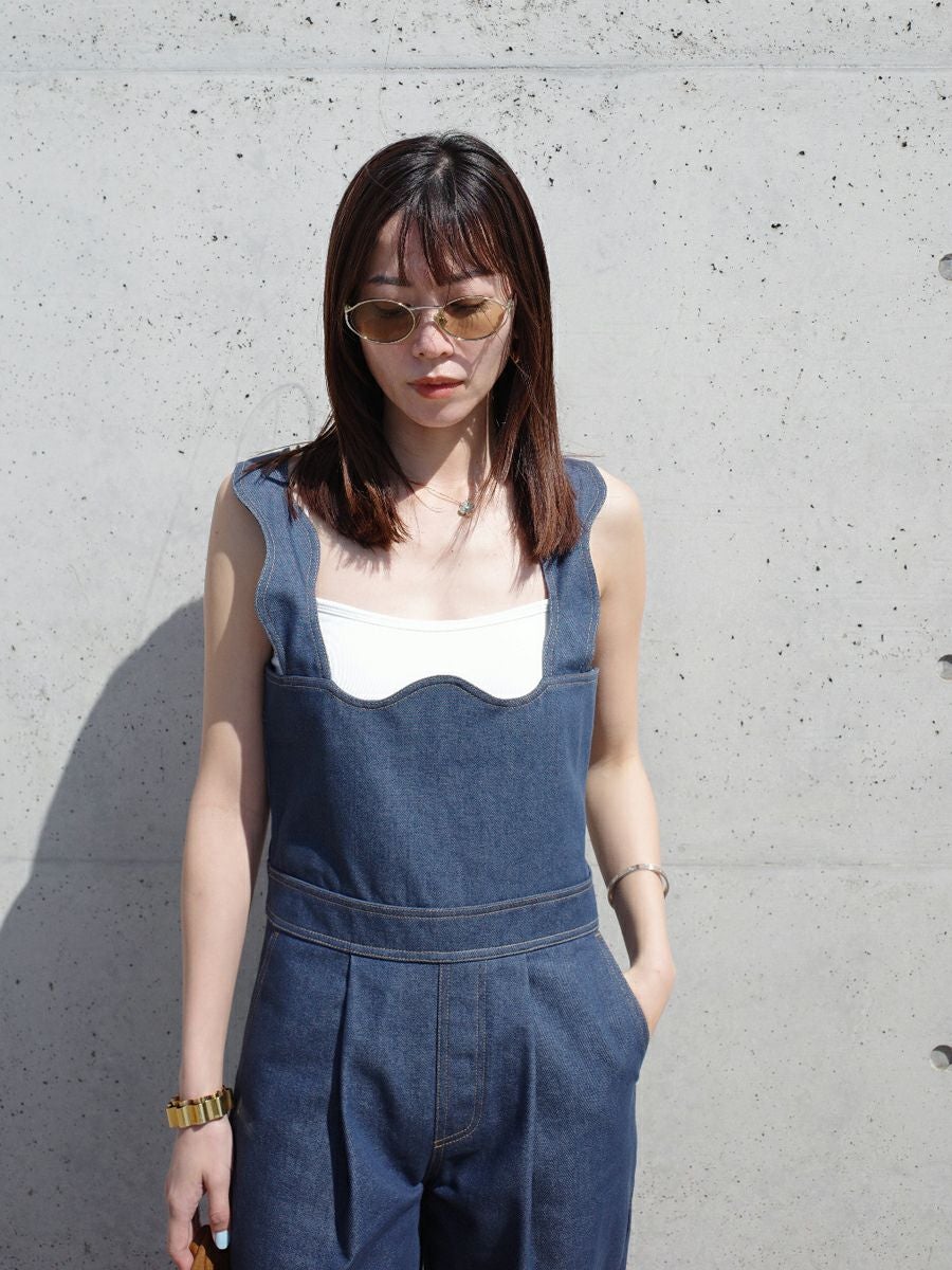 20% off】DENIM SALOPETTE | bow.a