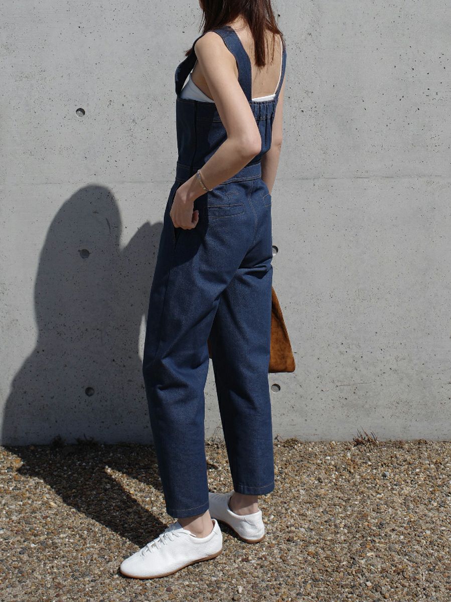 みい出品 未使用 bow.a ボウエー DENIM SALOPETTE 20% off】DENIM SALOPETTE | bow.a