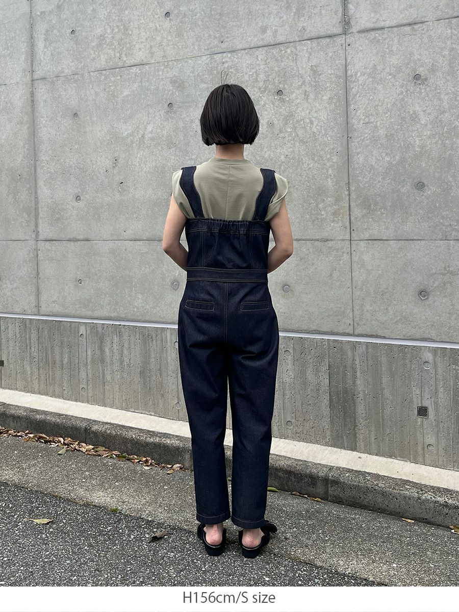 20% off】DENIM SALOPETTE | bow.a