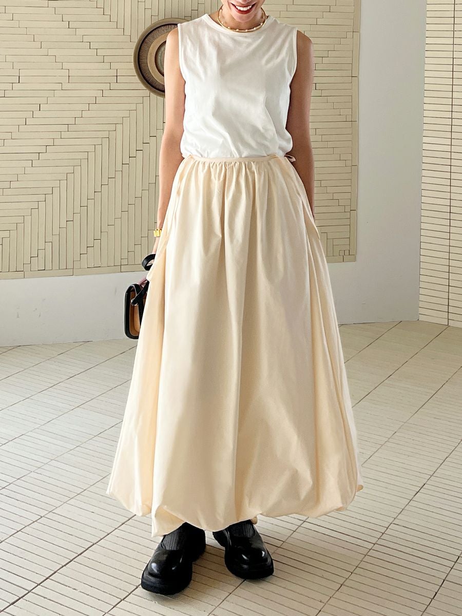 40% off】BALLOON SKIRT | bow.a