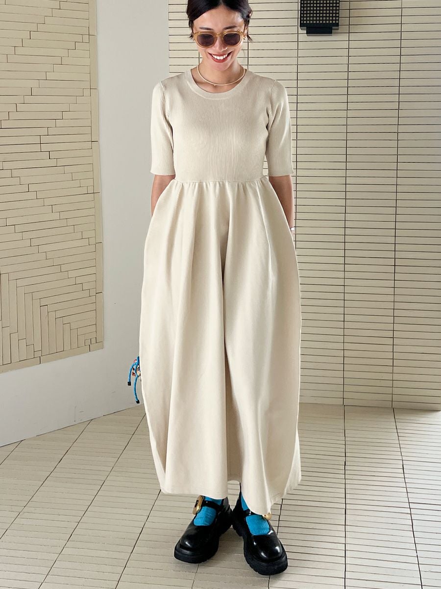 30% off】KNIT ONE-PIECE | bow.a