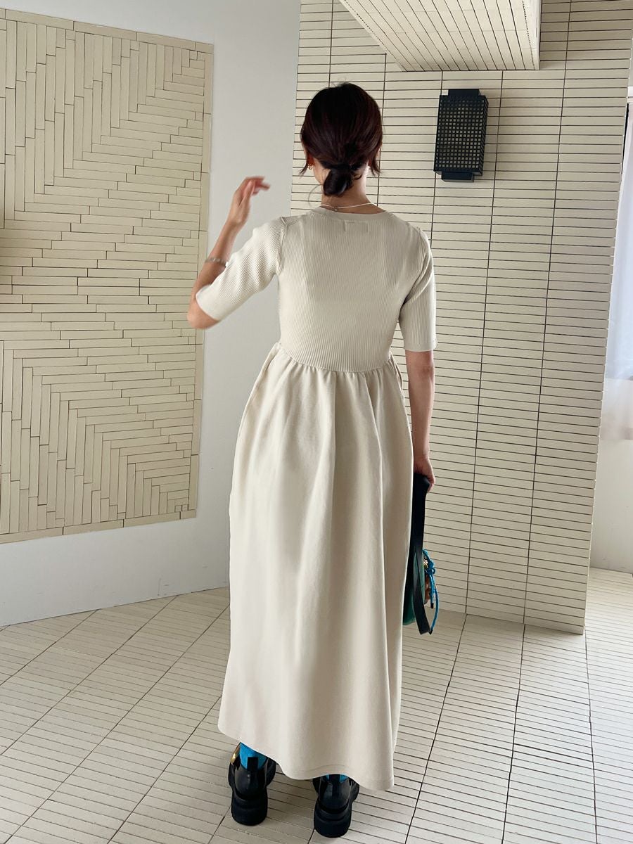 30% off】KNIT ONE-PIECE | bow.a