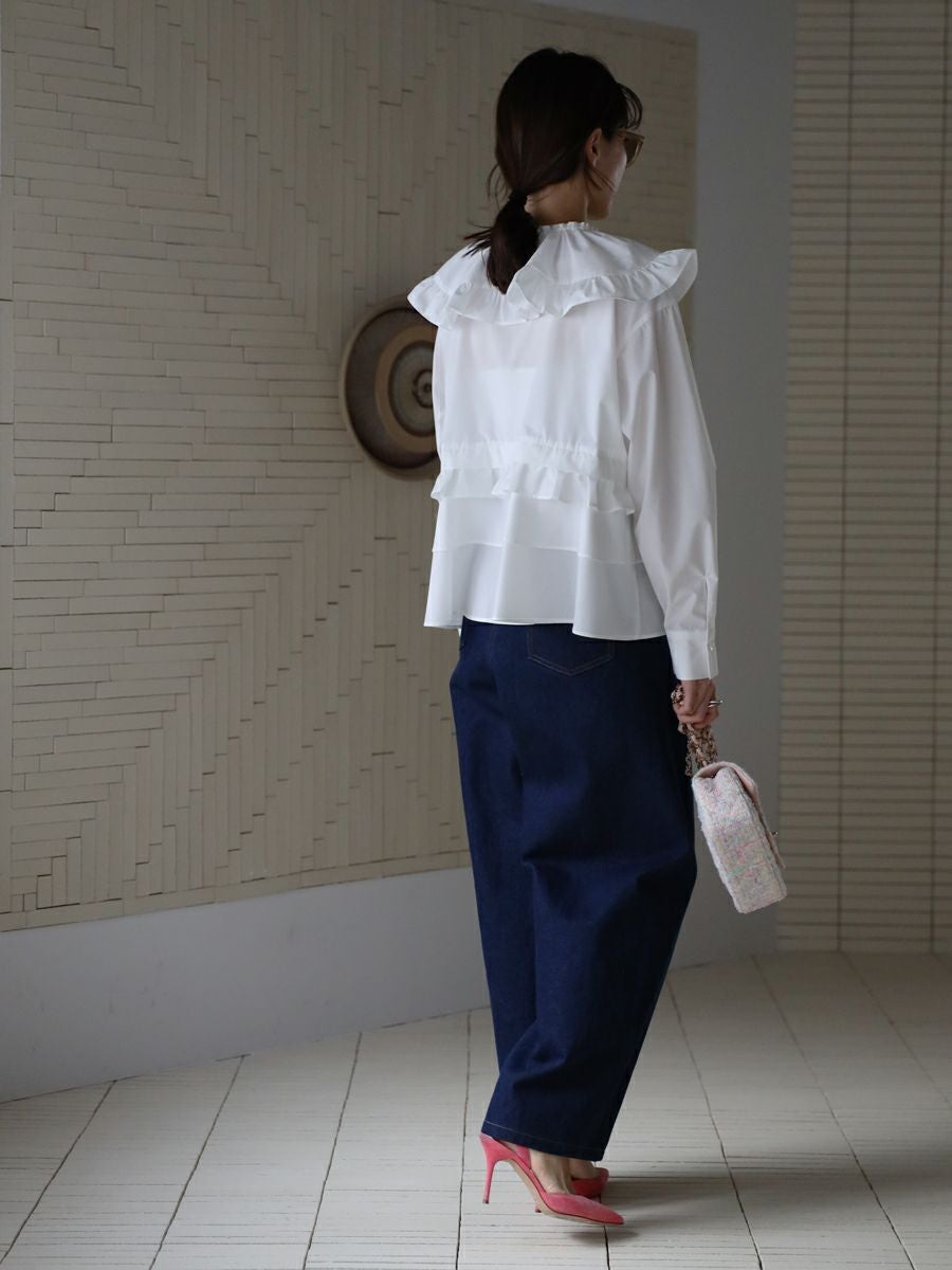 20% off】FRILL BLOUSE | bow.a