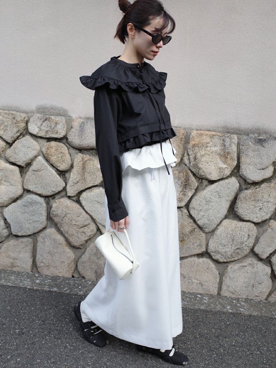 20% off】FRILL BLOUSE | bow.a
