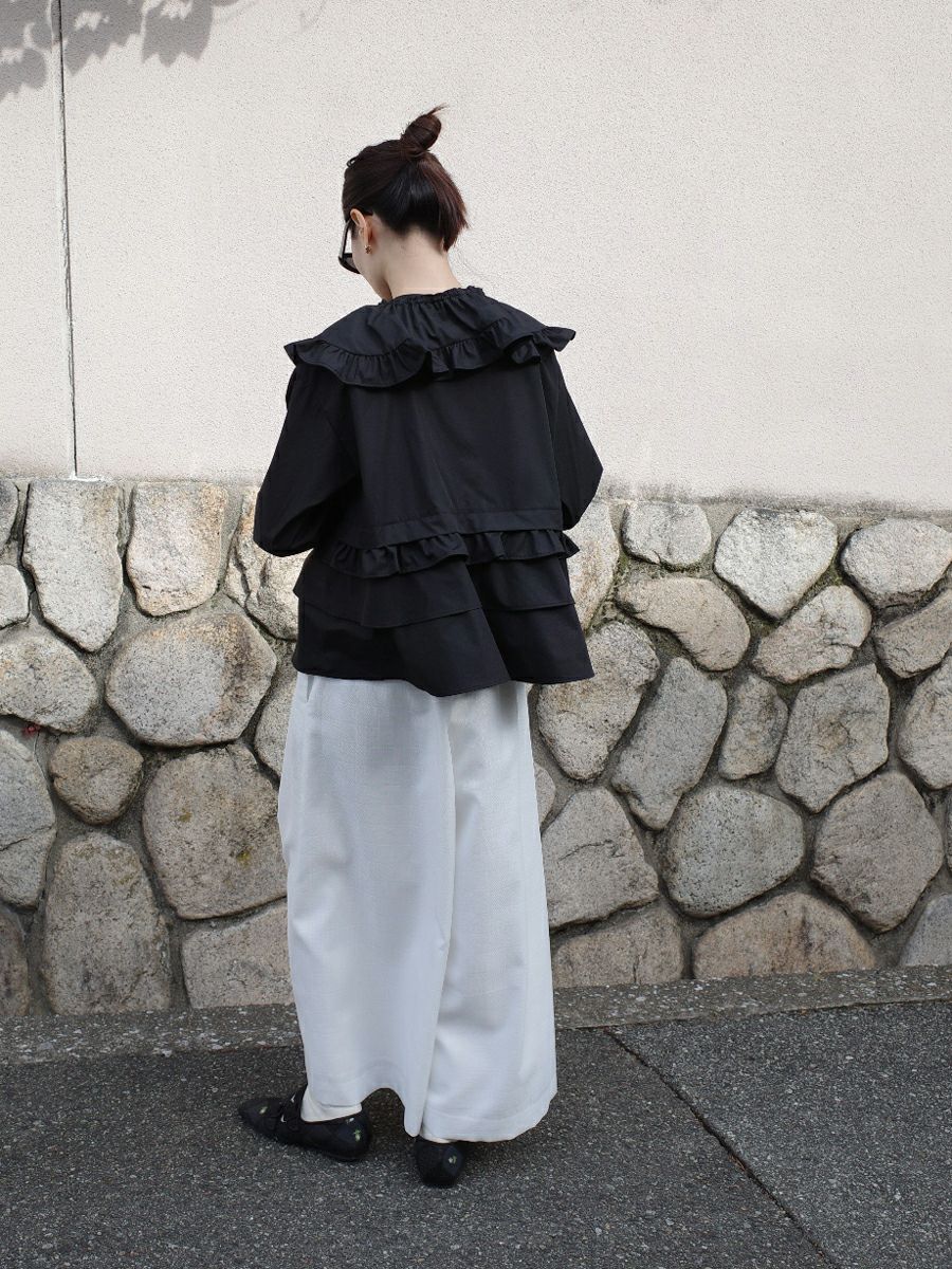 20% off】FRILL BLOUSE | bow.a