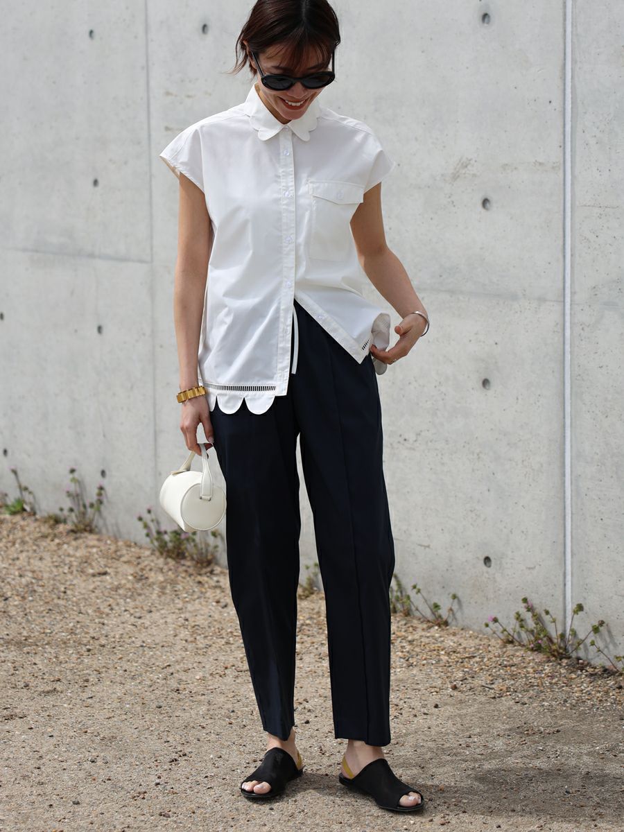 SCALLOP BLOUSE | bow.a