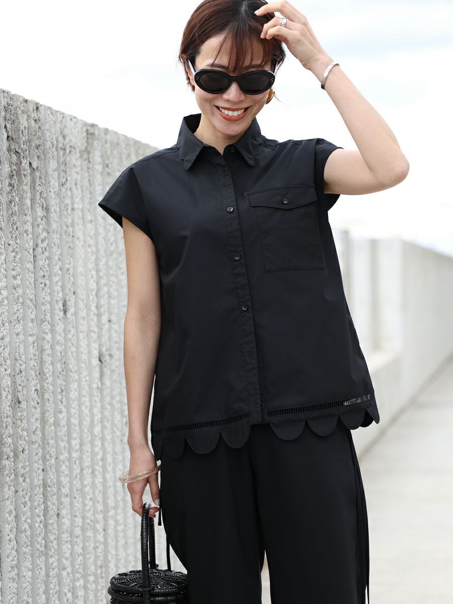 SCALLOP BLOUSE | bow.a