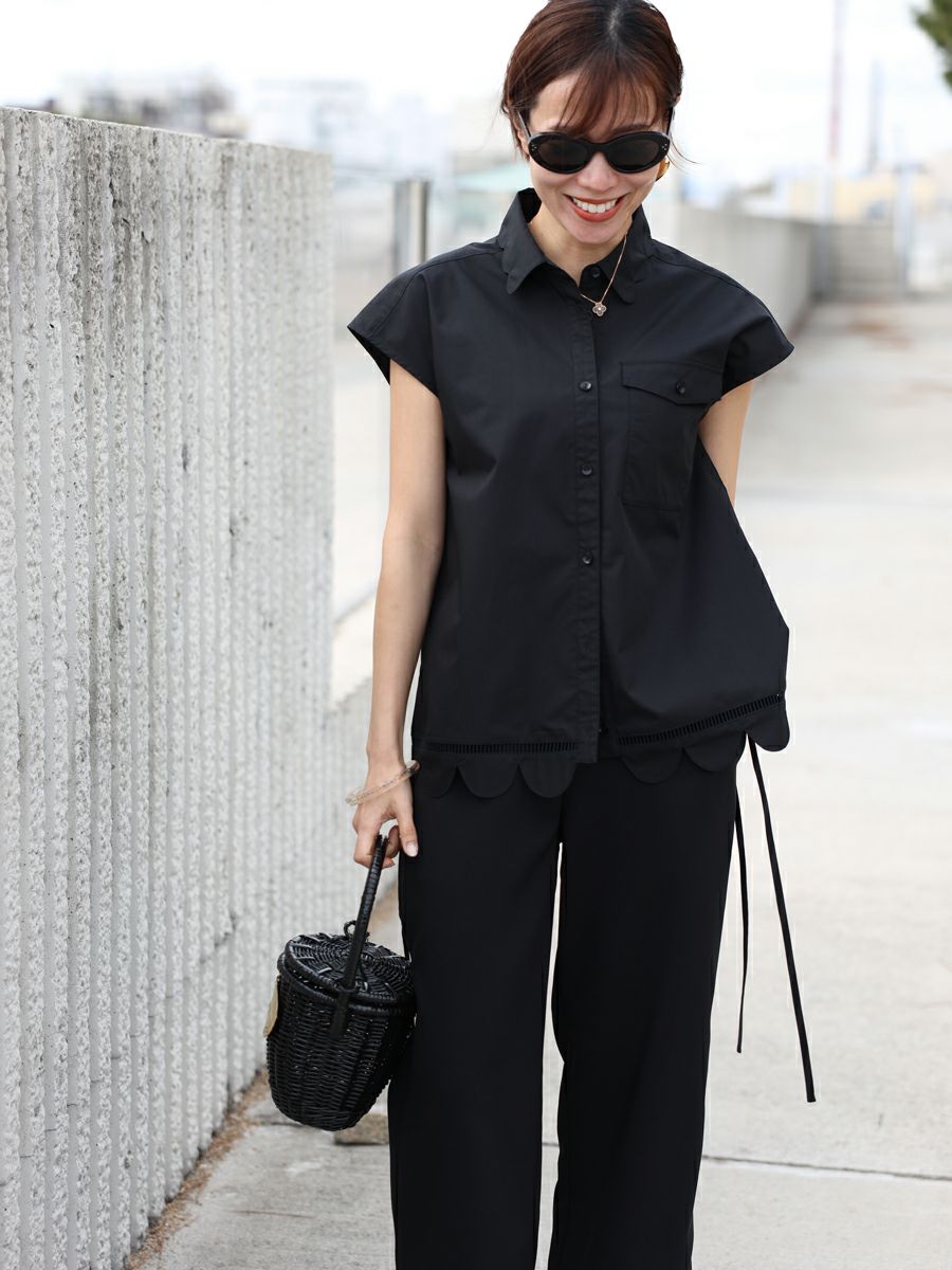 SCALLOP BLOUSE | bow.a