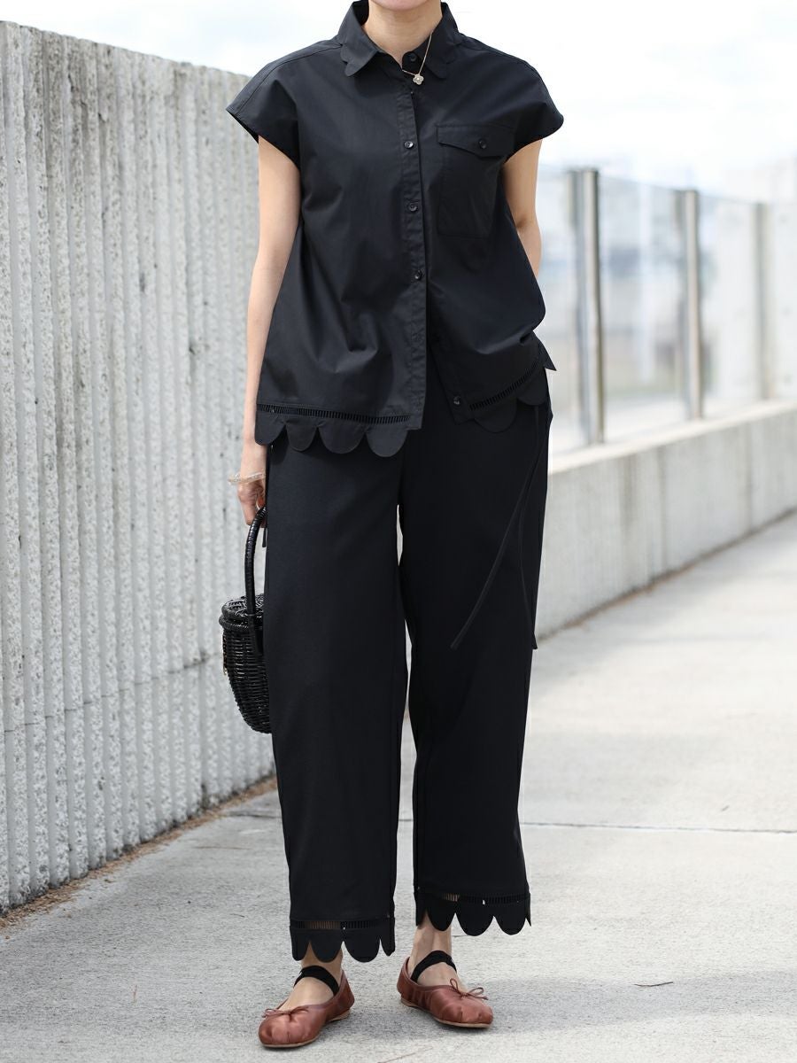 SCALLOP BLOUSE | bow.a