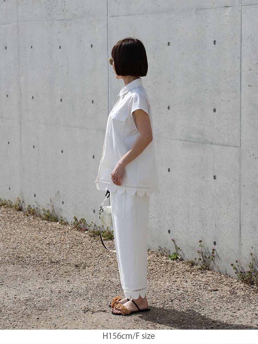 SCALLOP BLOUSE | bow.a