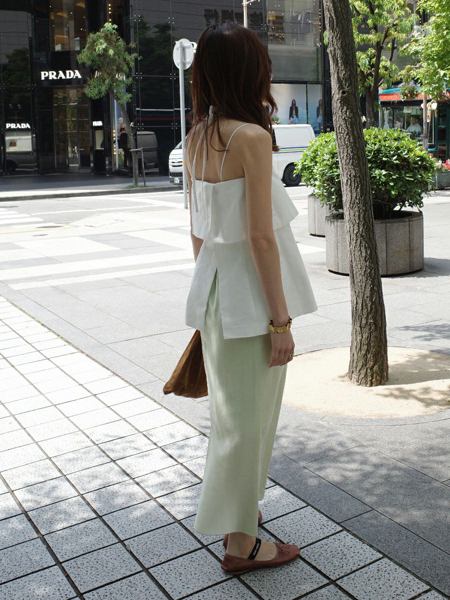 10% off】HALTER NECK TOPS | bow.a