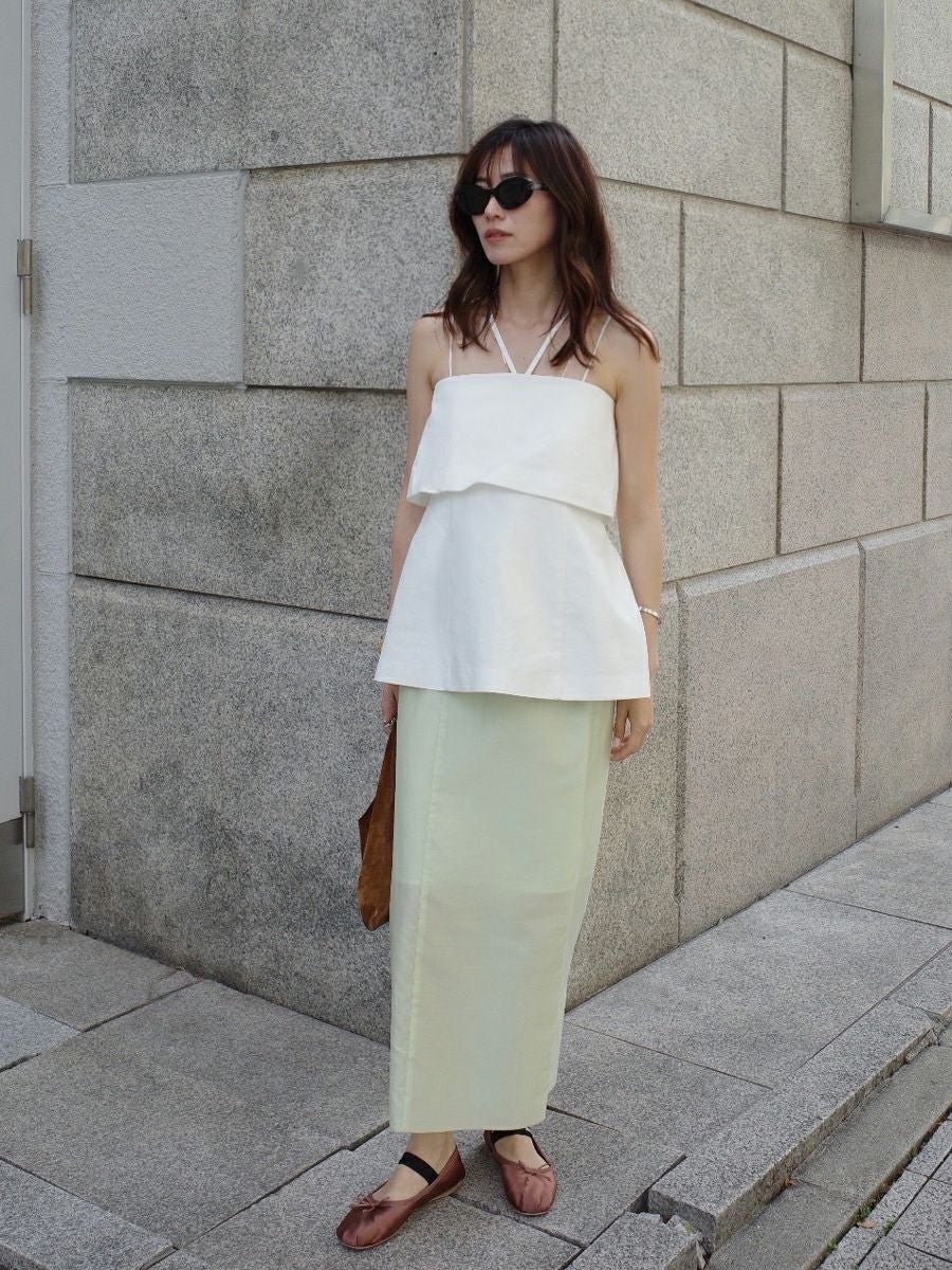 10% off】HALTER NECK TOPS | bow.a