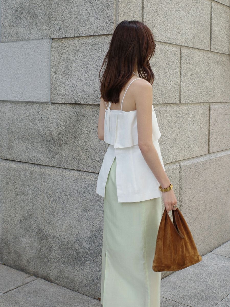 10% off】HALTER NECK TOPS | bow.a