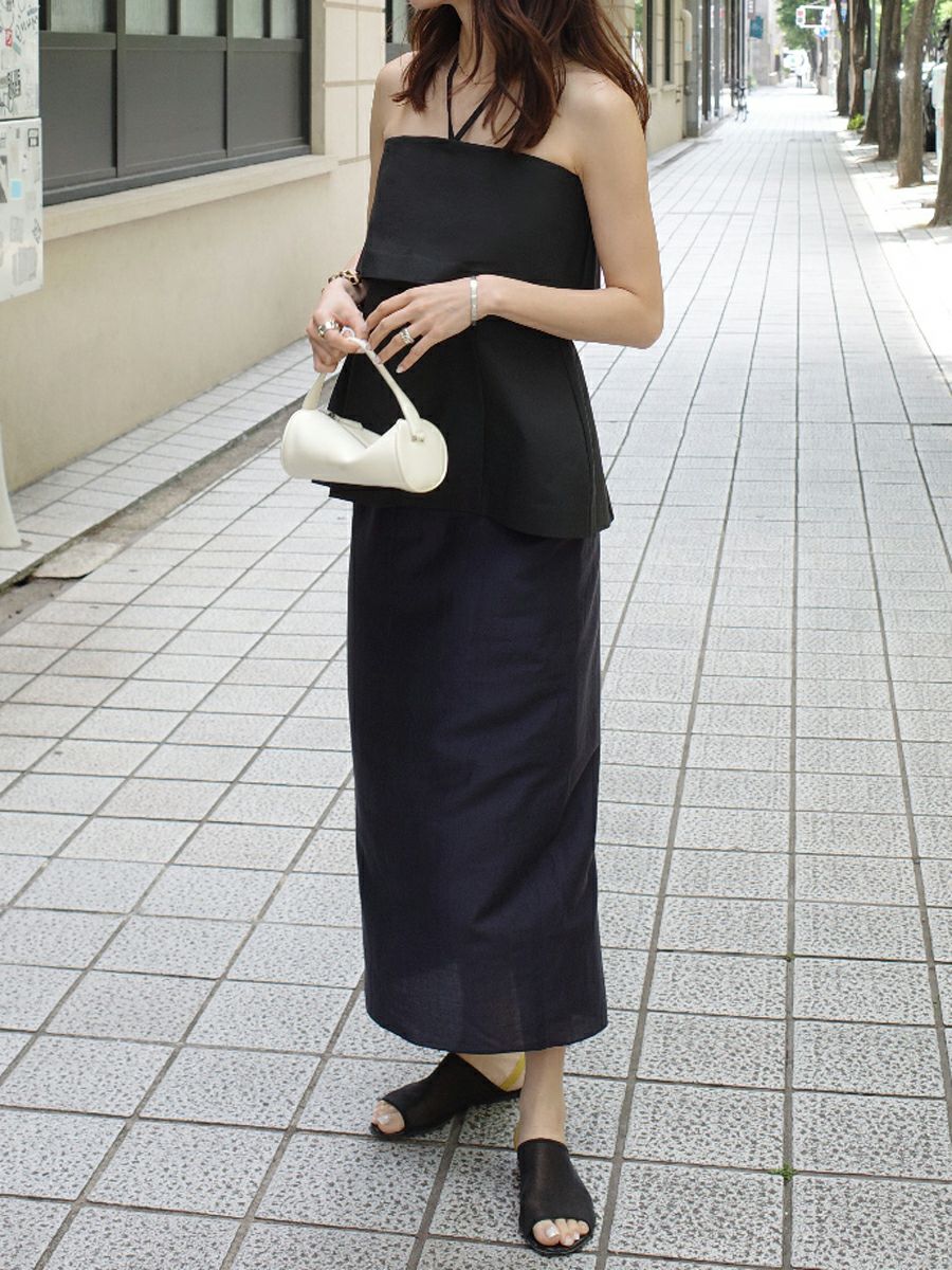 10% off】HALTER NECK TOPS | bow.a