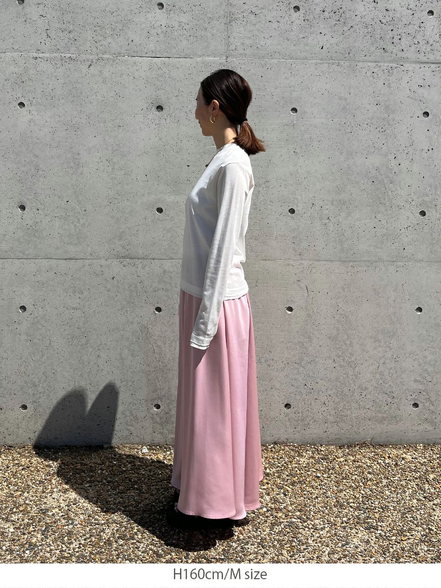 30% off】SATIN SKIRT | bow.a