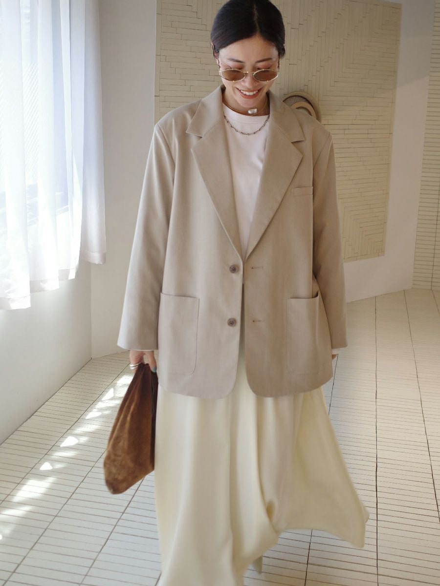 20% off】OVER SIZE JACKET | bow.a