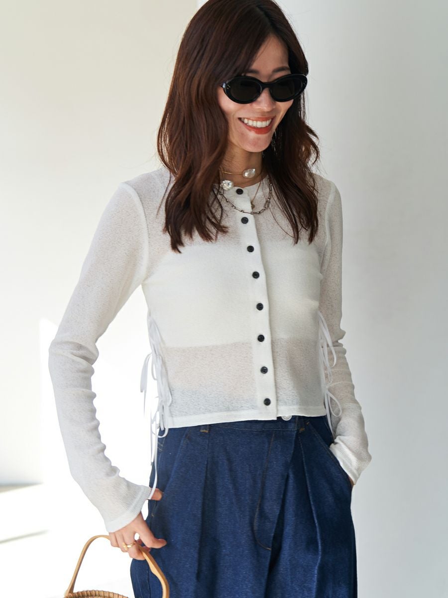 bow.a 完売色BUBBLE WAFFLE CARDIGAN carla BUBBLE WAFFLE CARDIGAN | bow.a