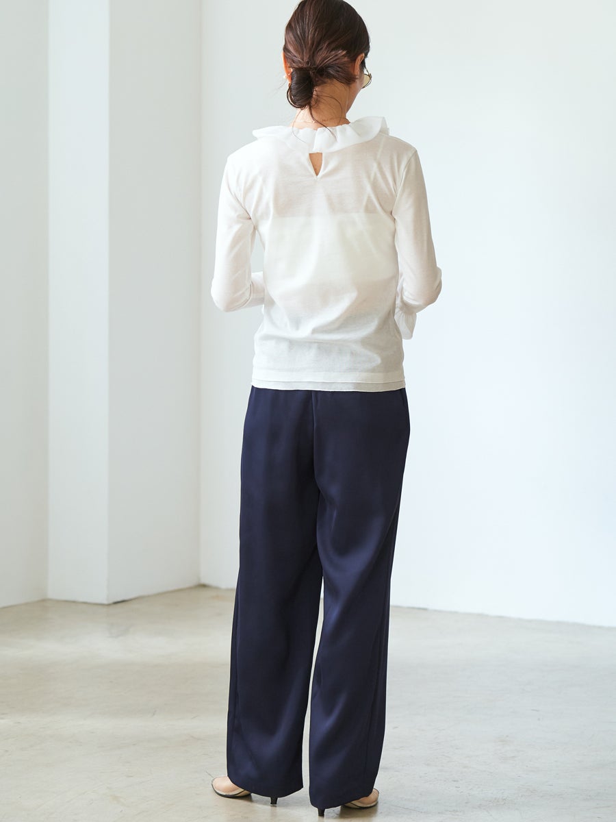 SHEER FRILL TOPS | bow.a