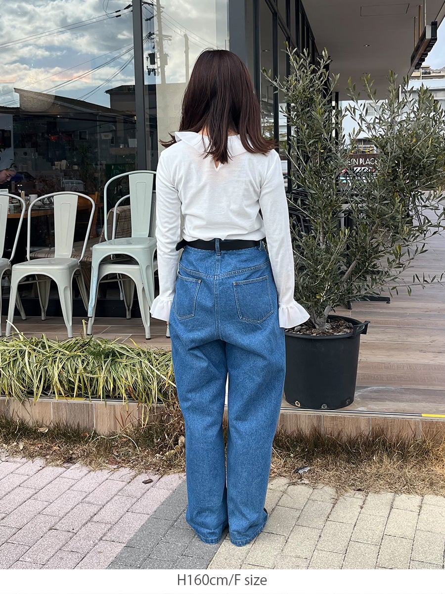 SHEER FRILL TOPS | bow.a