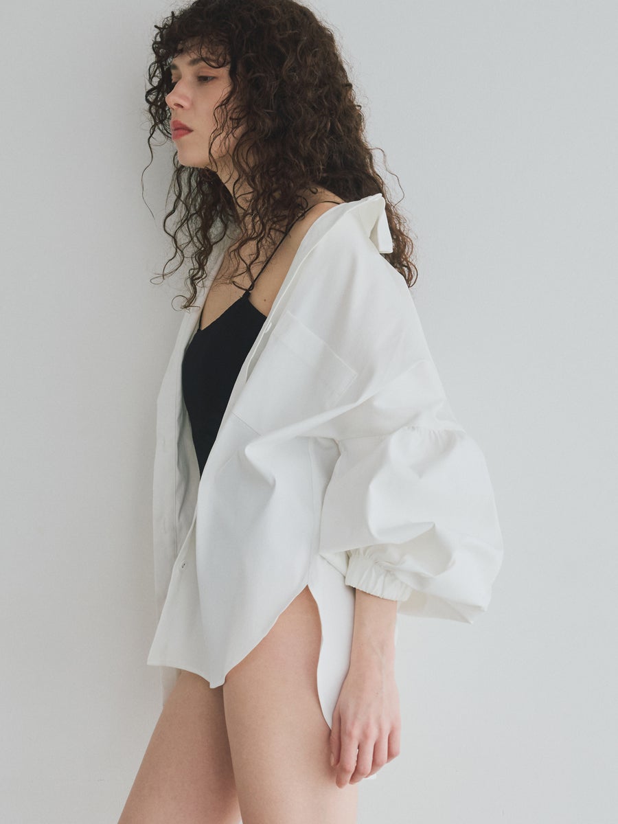水際 OVER SIZE BLOUSE | bow.a