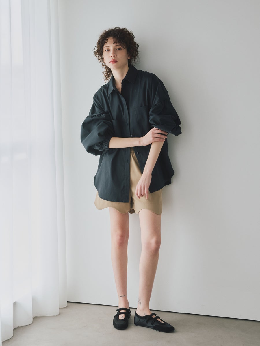 水際 OVER SIZE BLOUSE | bow.a