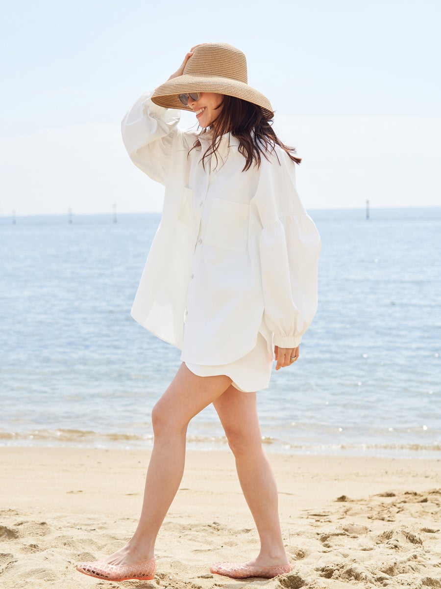 水際 OVER SIZE BLOUSE | bow.a