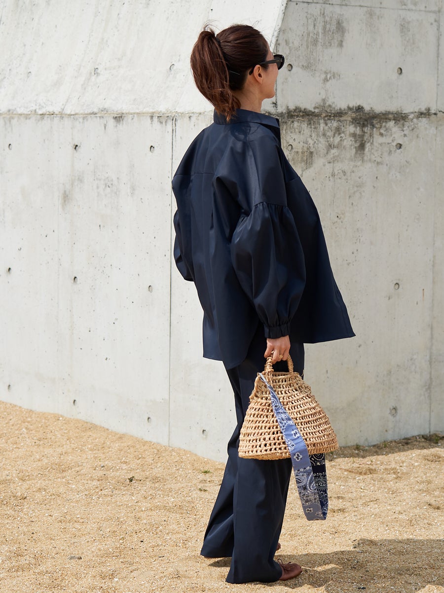 水際 OVER SIZE BLOUSE | bow.a