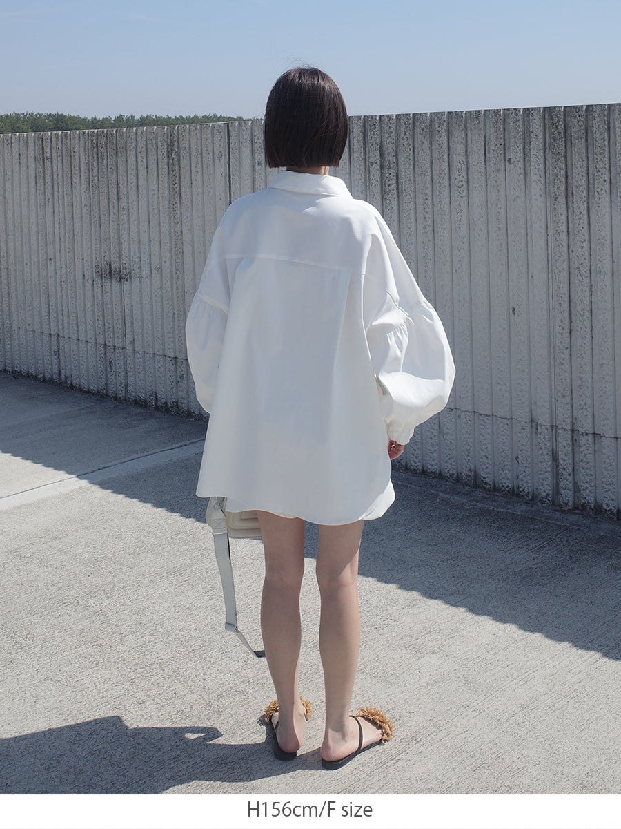 水際 OVER SIZE BLOUSE | bow.a