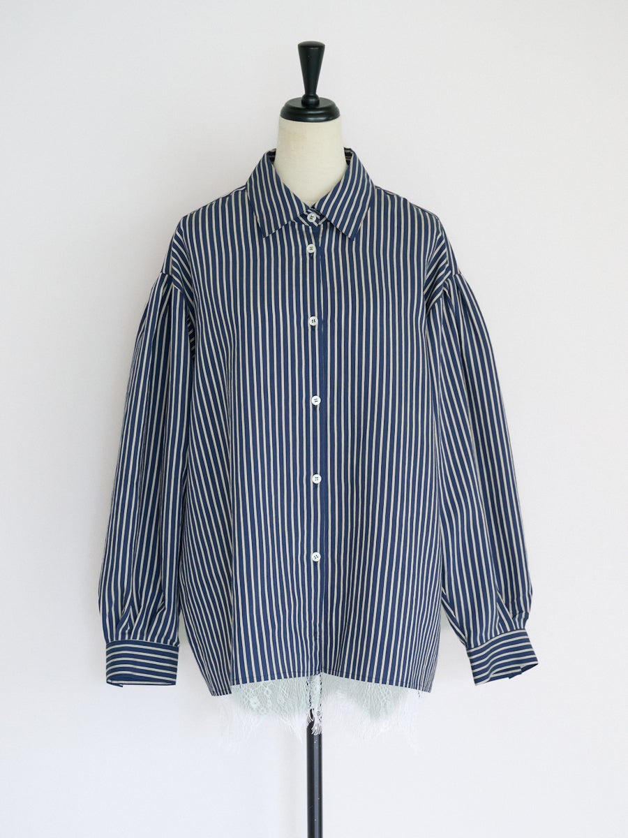 OVER SIZE LACE SHIRTS | bow.a
