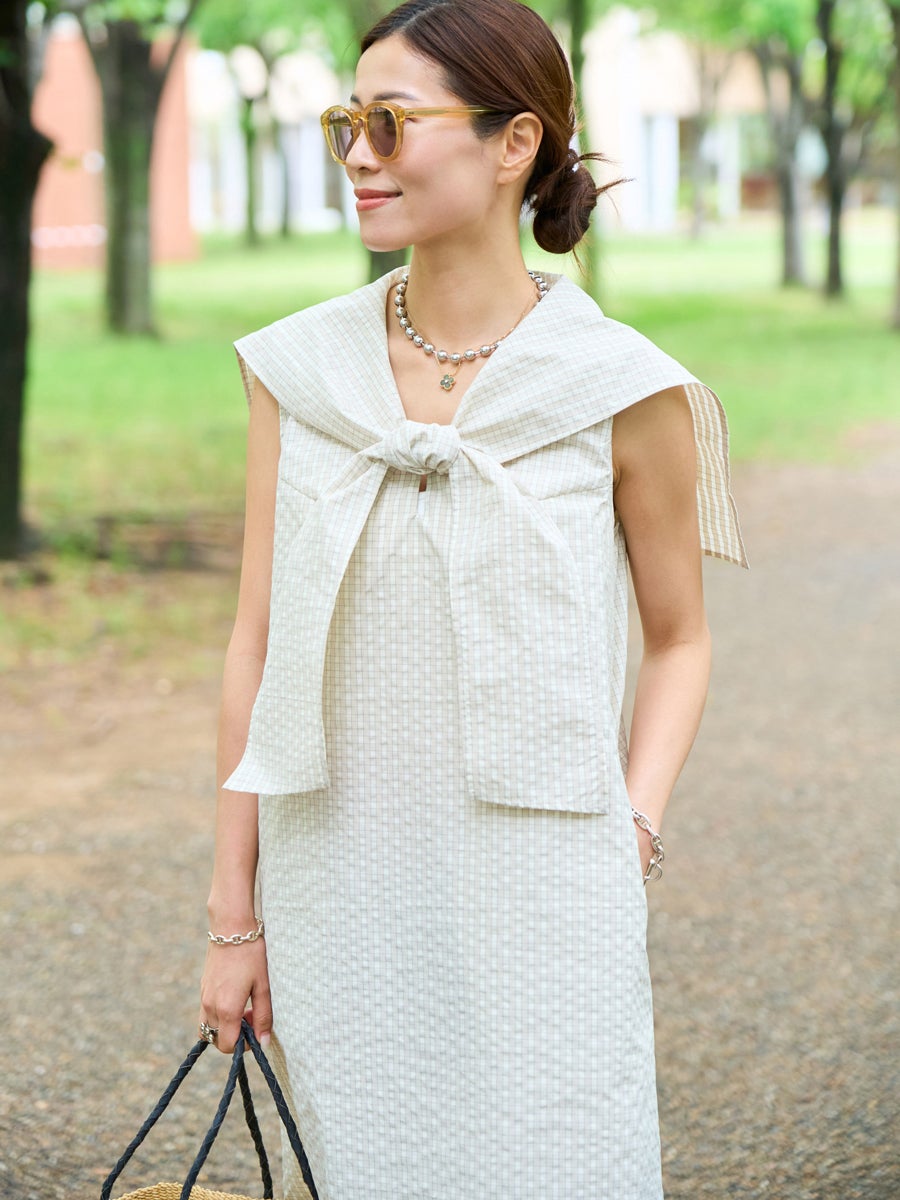 BOW TIE ONE-PIECE | bow.a