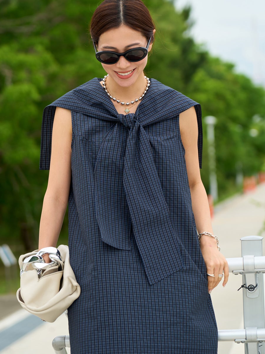 BOW TIE ONE-PIECE | bow.a