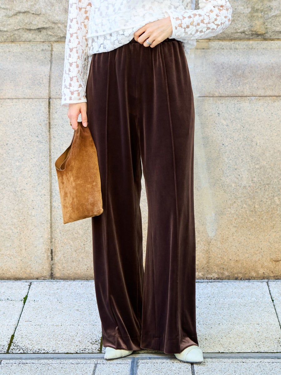 bow.a ジレ VELOUR PANTS | bow.a