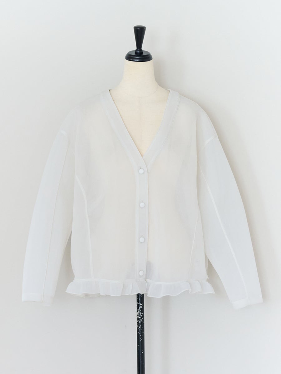 SHEER CARDIGAN | bow.a