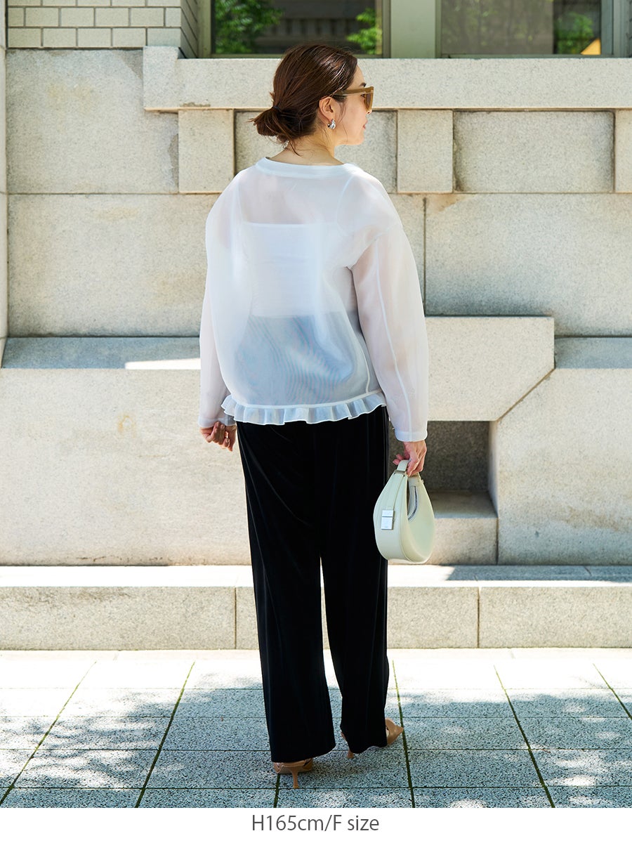 SHEER CARDIGAN | bow.a